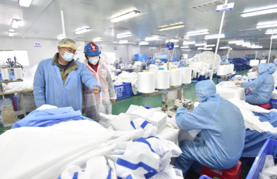 國網武漢新洲供電公司為醫療物資生產提供堅強電力保障